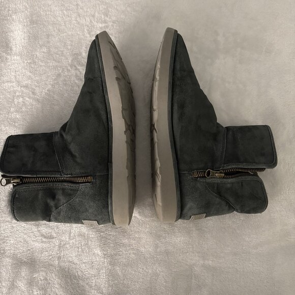 UGG Abree Women Mini Ankle Gray Suede Boots, Size 8 US - Picture 7 of 9